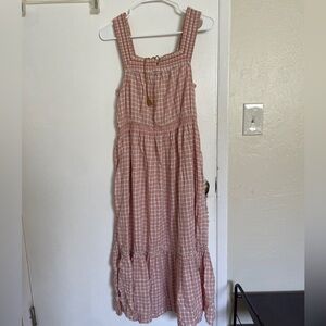 Old Navy Pink Checkered Dress